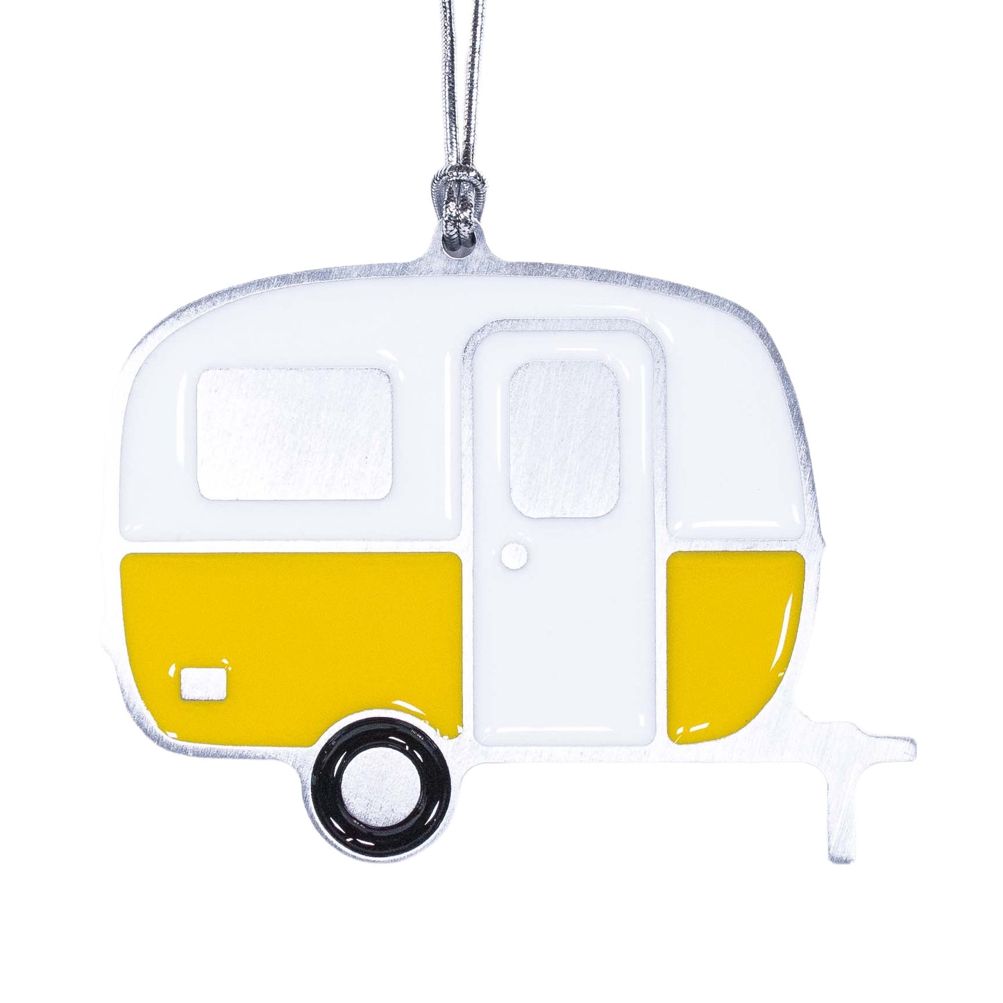 Boler Camper Christmas Ornament Yellow