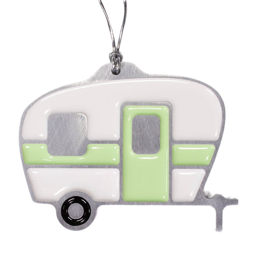 Camper Christmas Ornament Mint