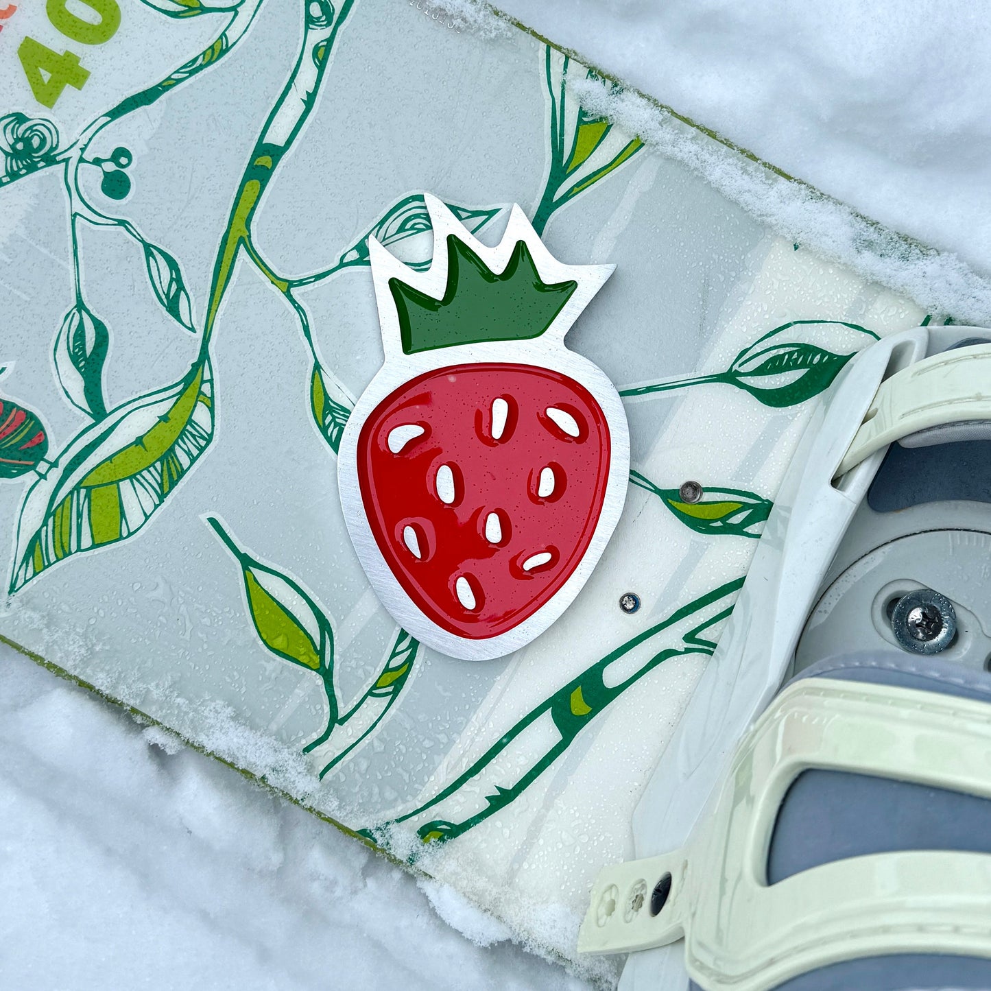 Strawberry Snowboard Stomp Pad