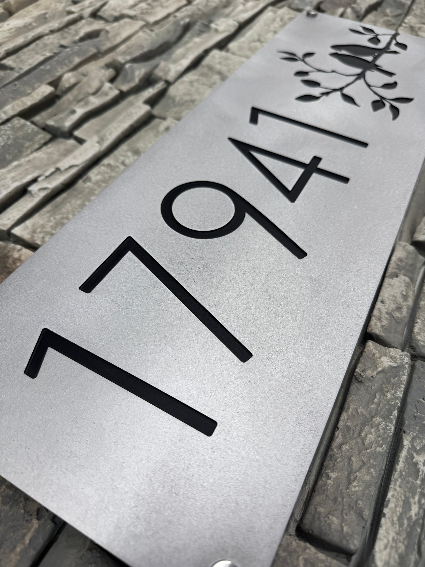 Bird Lovers Address Plate