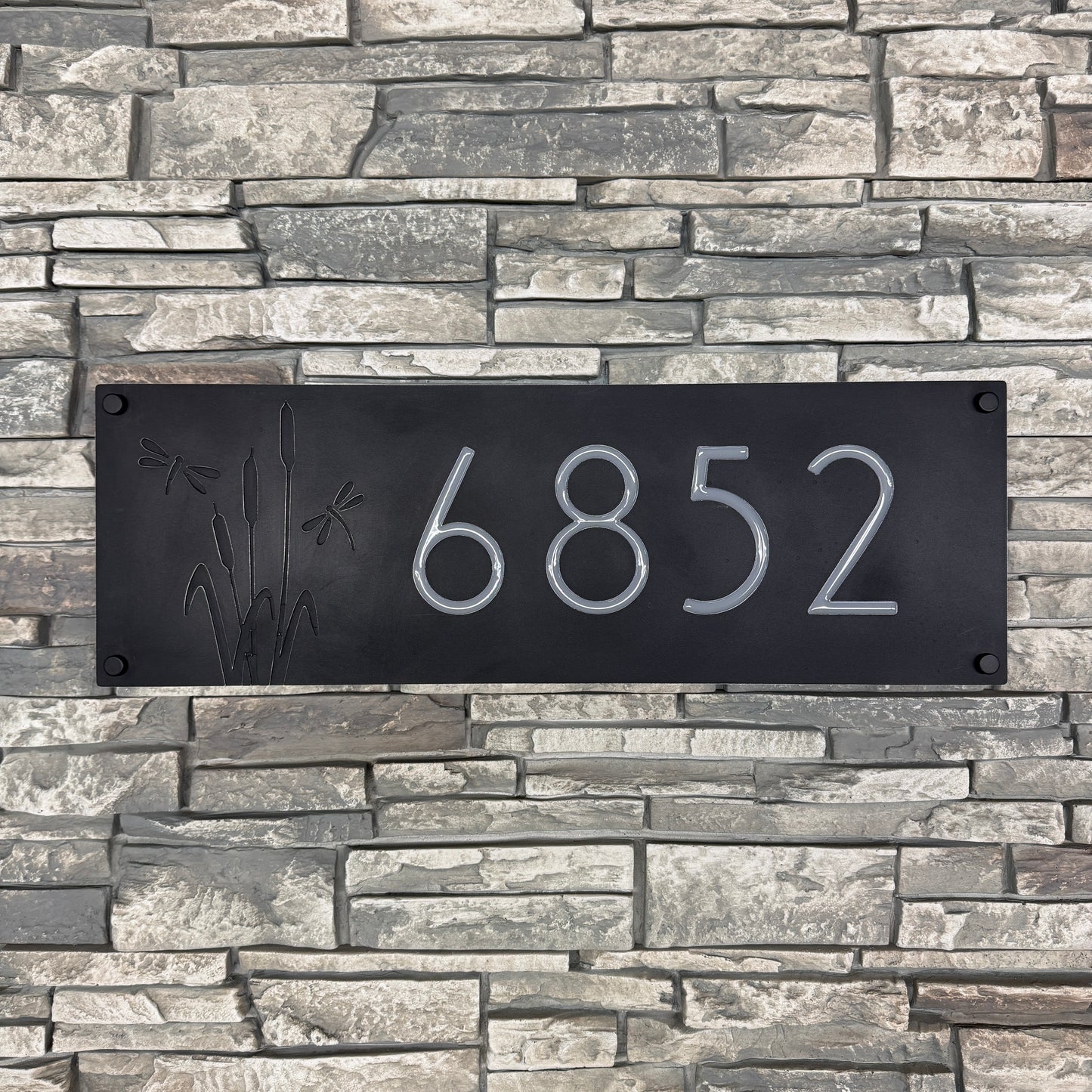 Dragonfly Address Plate Horizontal