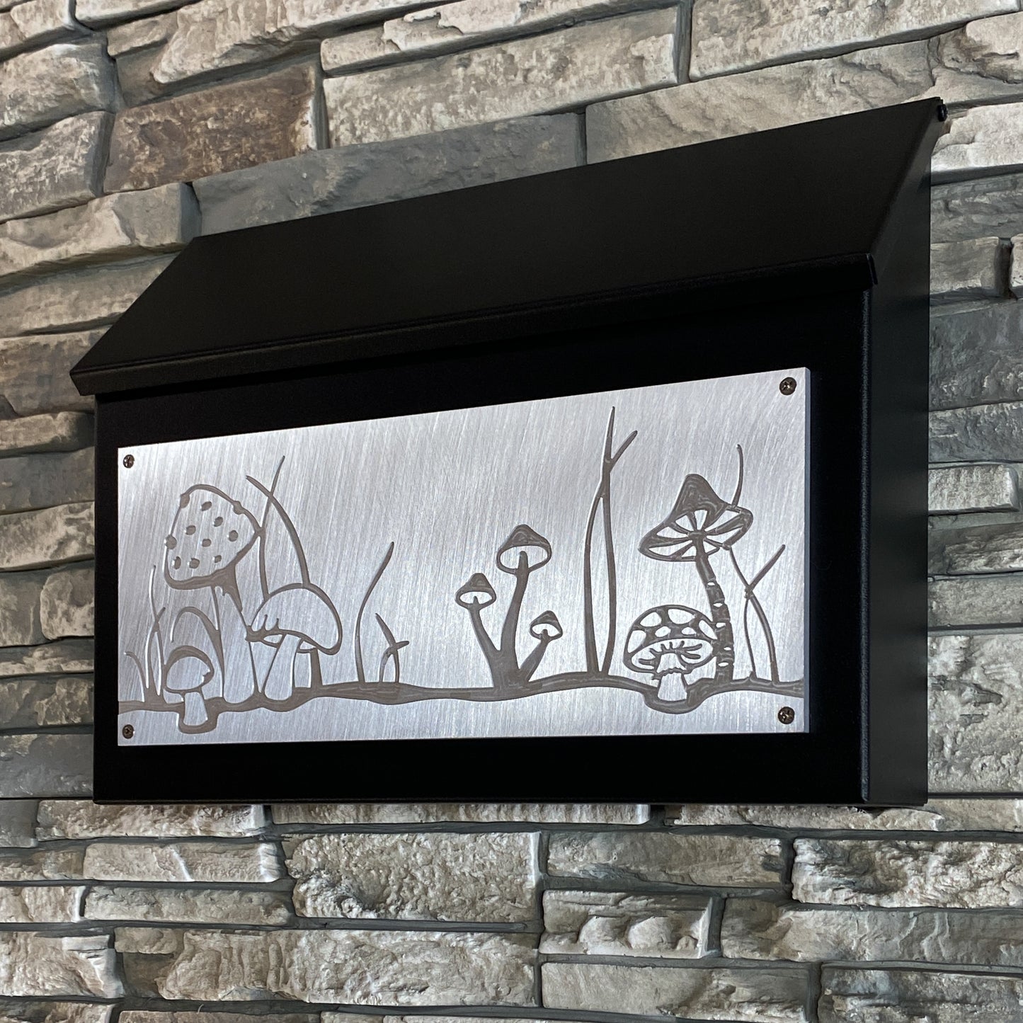 Mushroom Wall Mount Mailbox - Horizontal