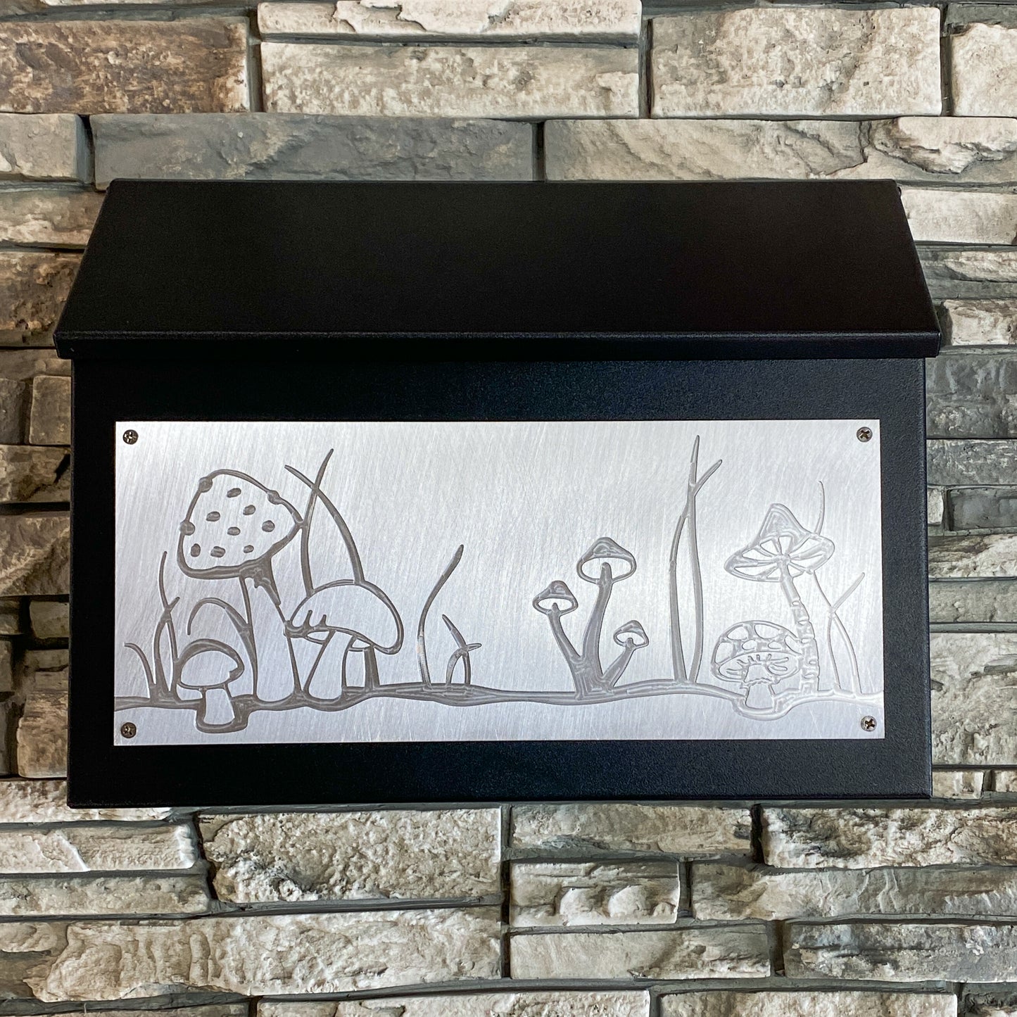 Mushroom Wall Mount Mailbox - Horizontal