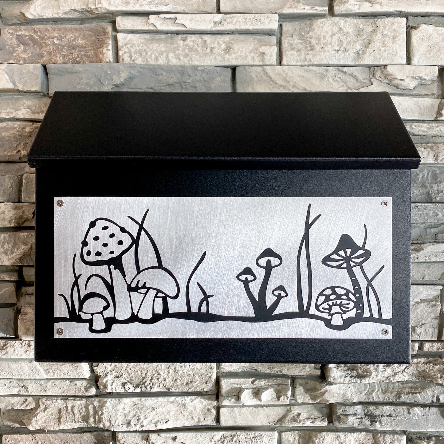 Mushroom Wall Mount Mailbox - Horizontal