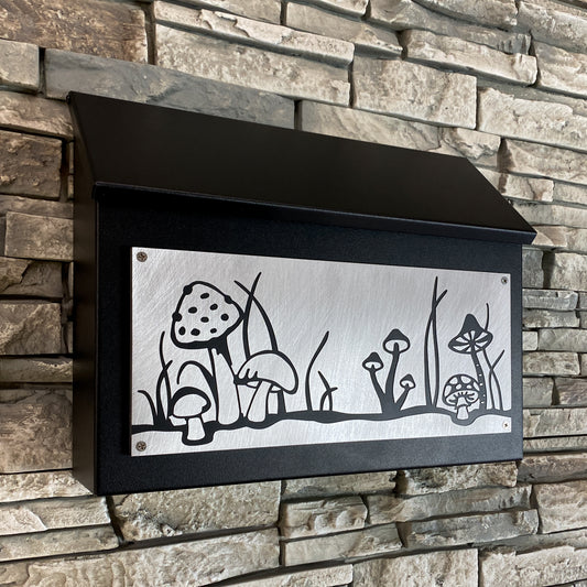 Mushroom Wall Mount Mailbox - Horizontal