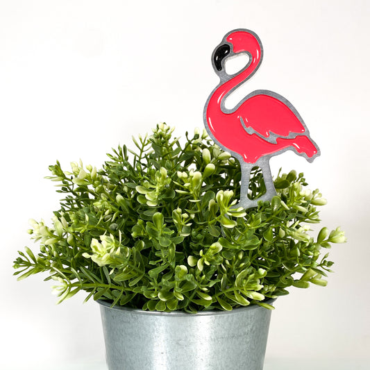 Flamingo Planter Poke