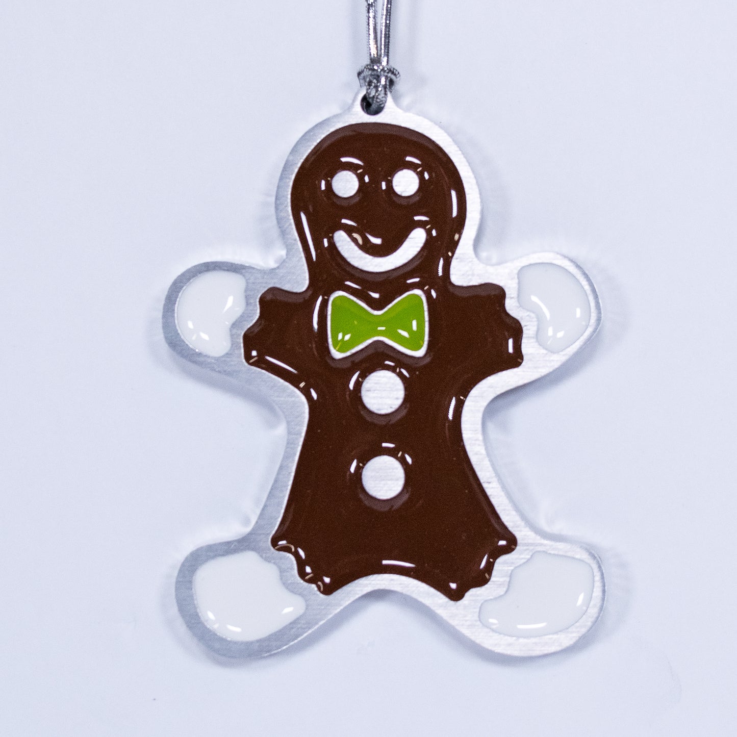 Gingerbread Christmas Ornament Green