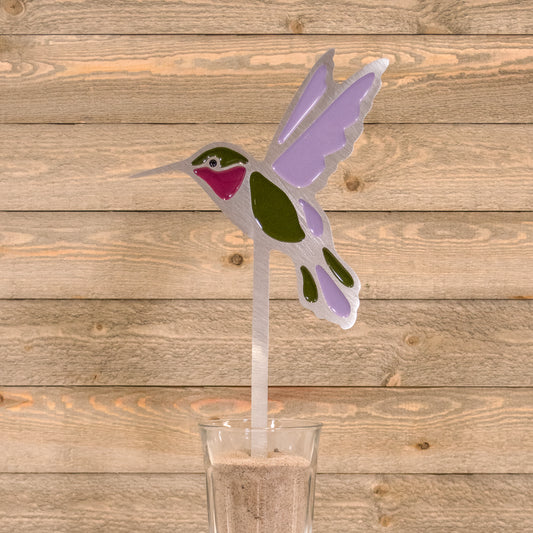 Hummingbird Garden Art