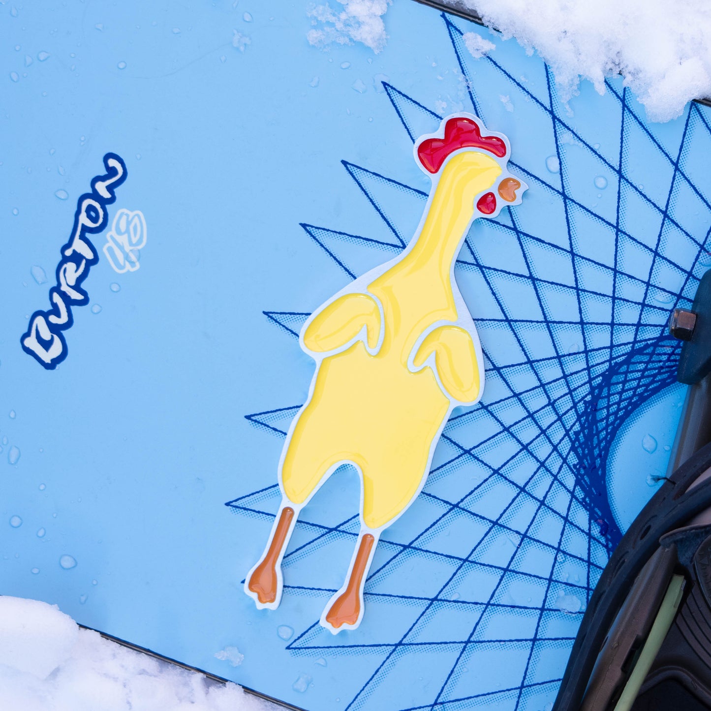 Rubber Chicken Snowboard Stomp Pad