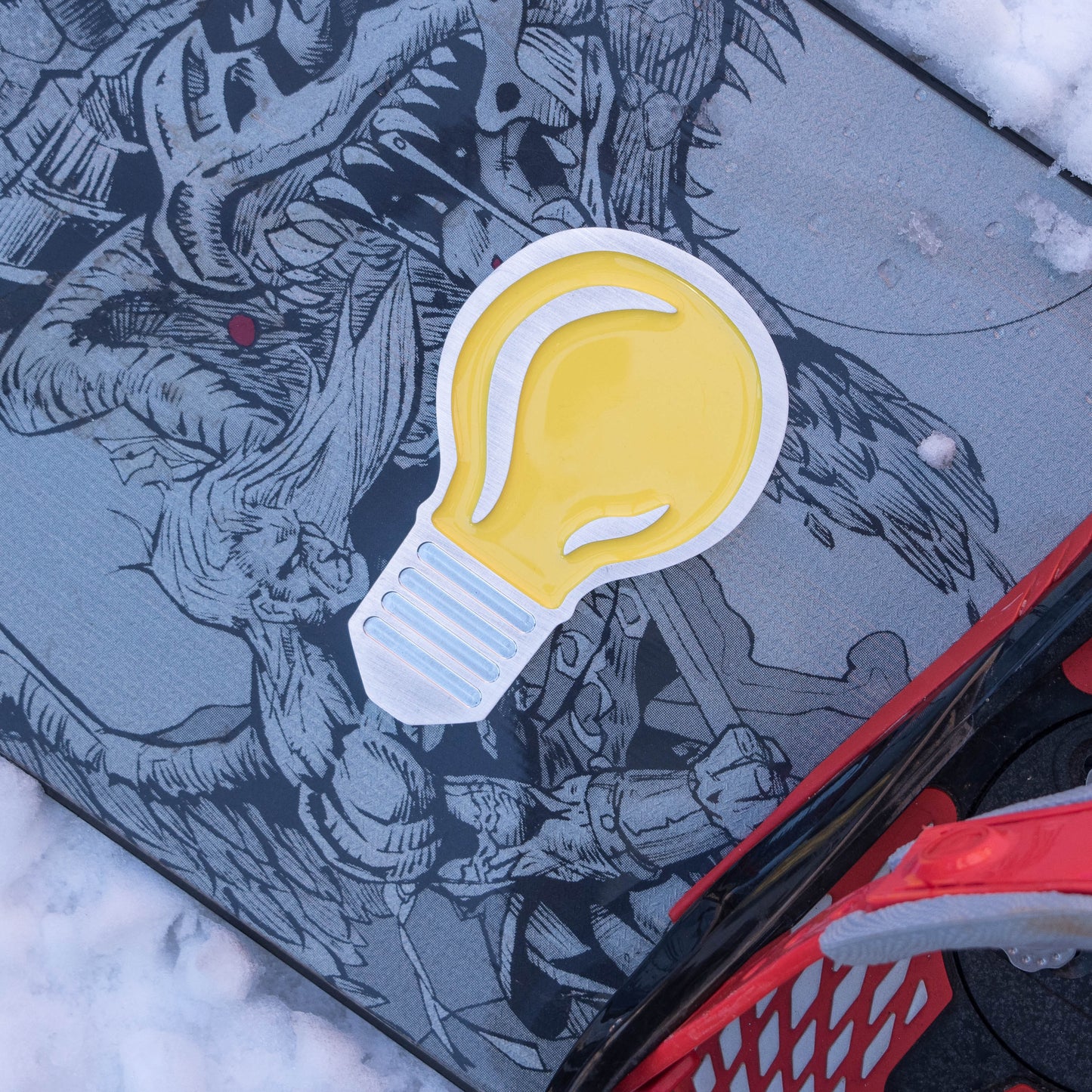 Lightbulb Snowboard Stomp Pad