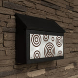 Bullseye Wall Mount Mailbox - Horizontal