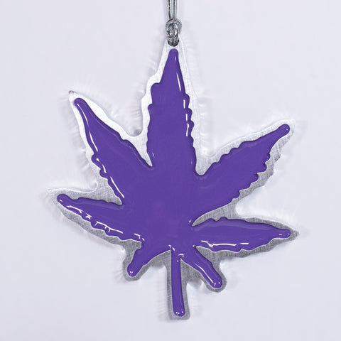 Cannabis Christmas Ornament Purple