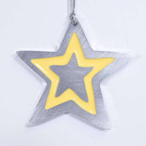 Star Christmas Ornament Yellow