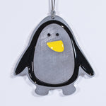 Penguin Christmas Ornament Black