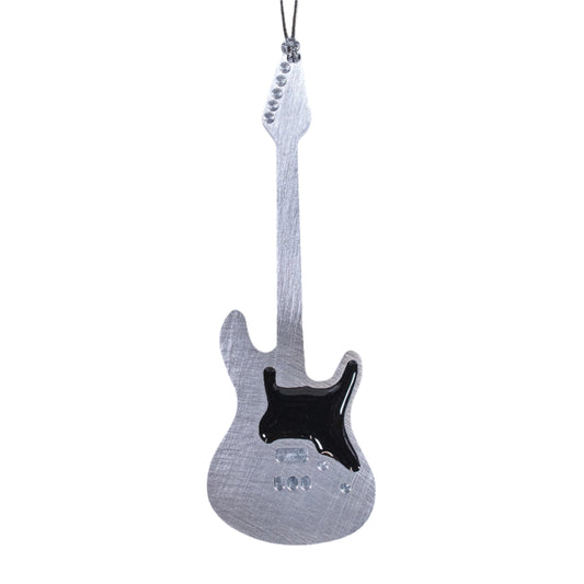 Guitar Christmas Ornament Electric Black