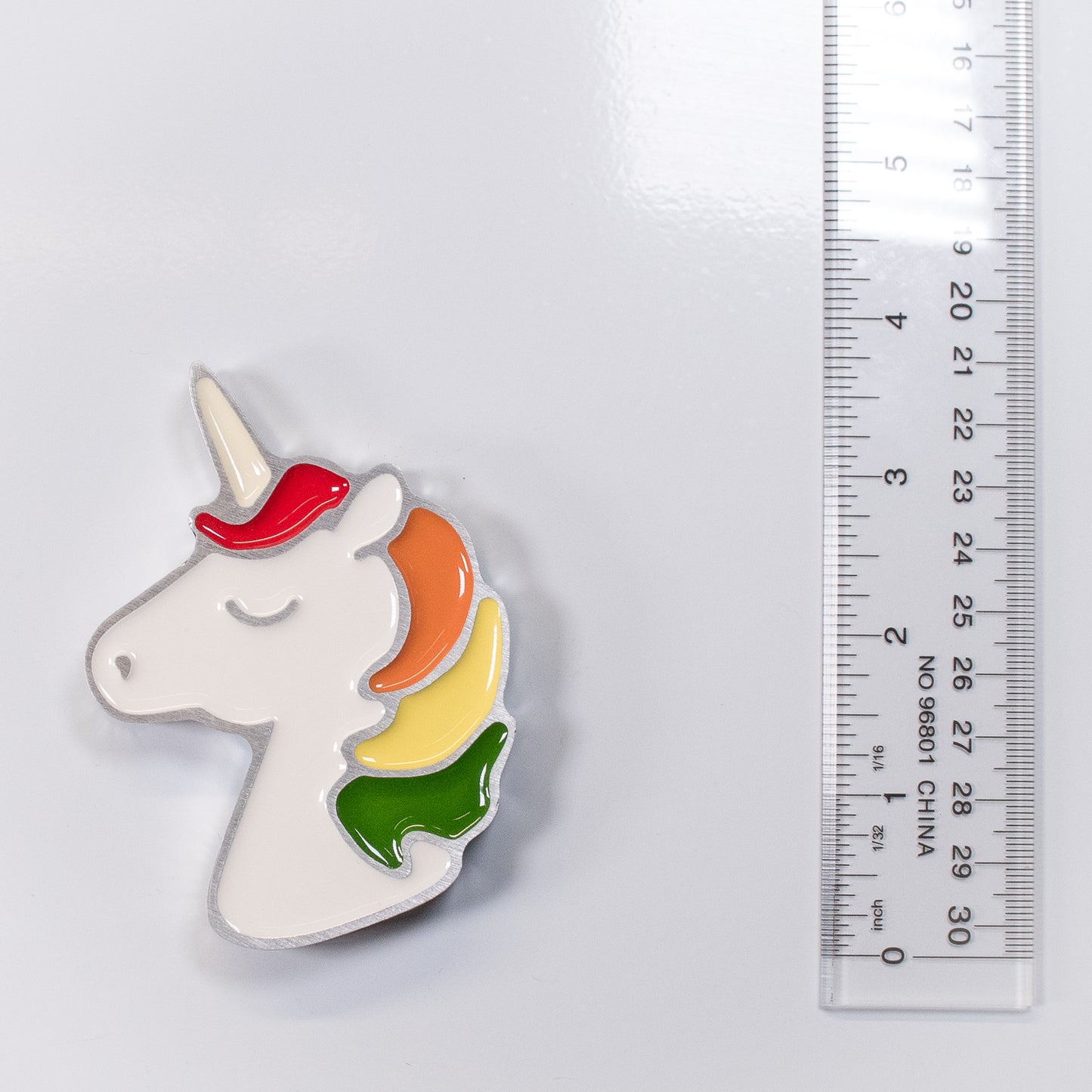 Unicorn Magnet Red/Orange