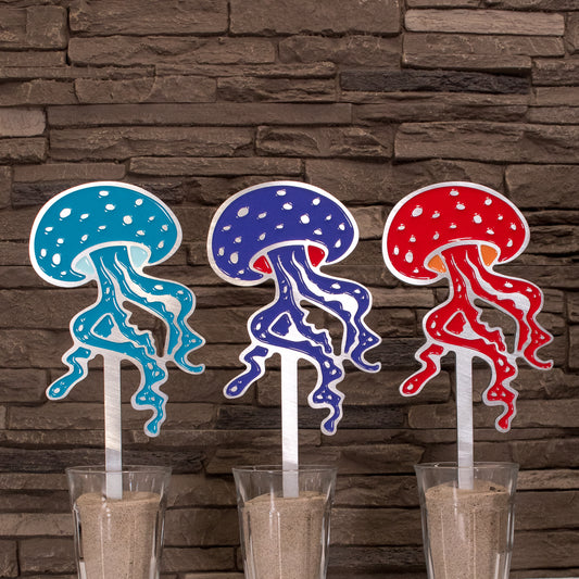 Jellyfish Garden Art