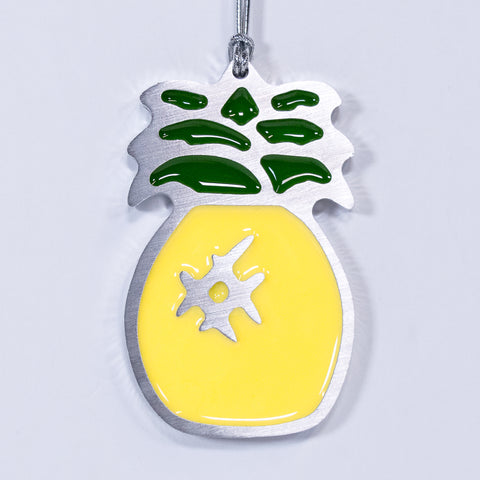 Pineapple Christmas Ornament Yellow