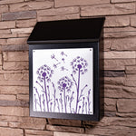 Dandelion Wall Mount Mailbox - Vertical