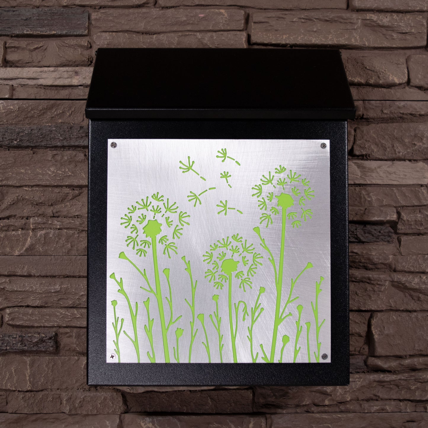 Dandelion Wall Mount Mailbox - Vertical