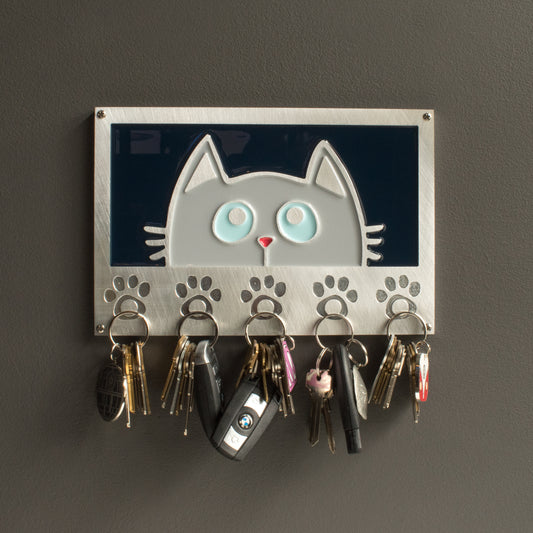 Cat's Got Your Keys Magnetic Key Holder