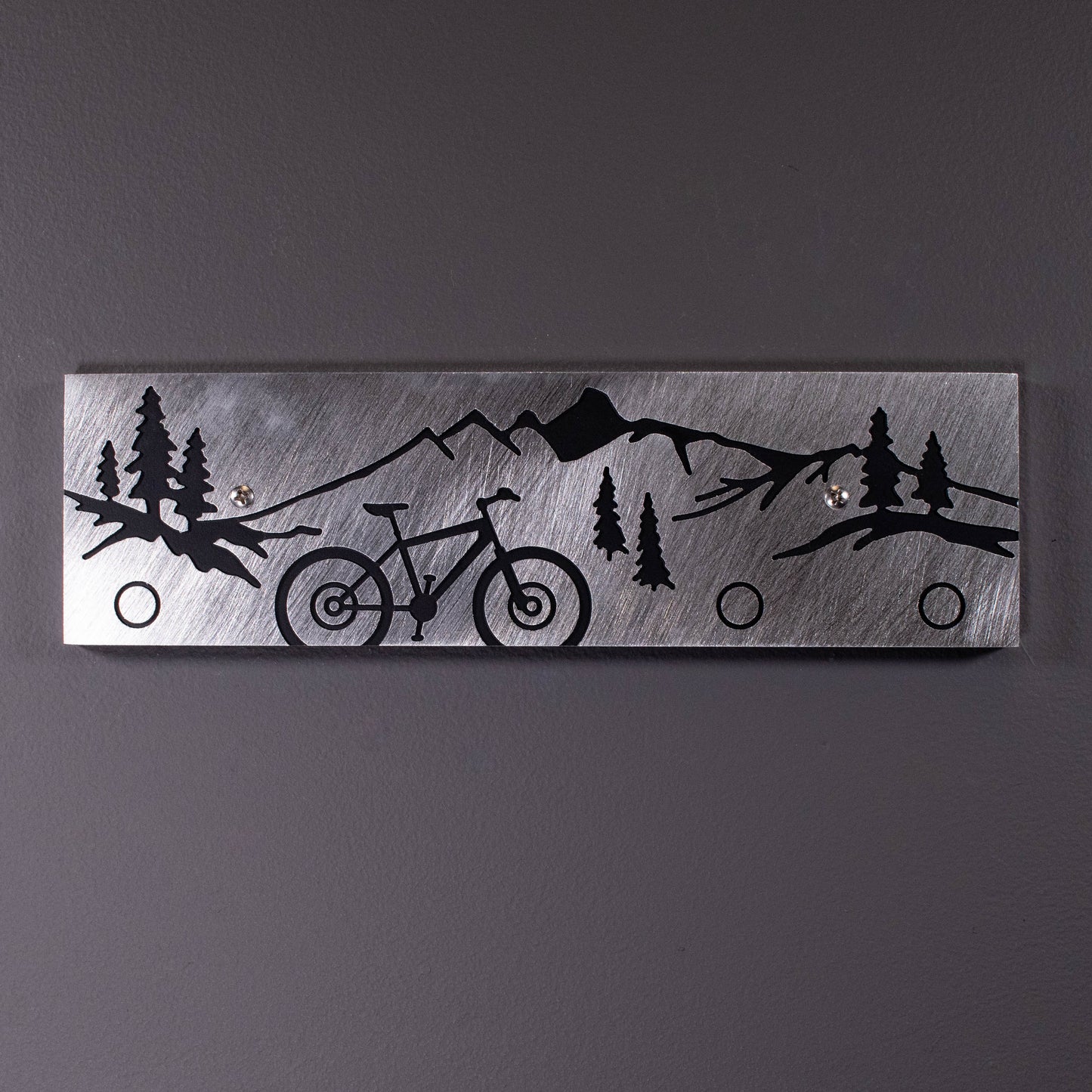 Mountain Cyclist Key Holder