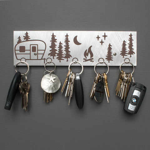 Happy Camper Magnetic Keyholder