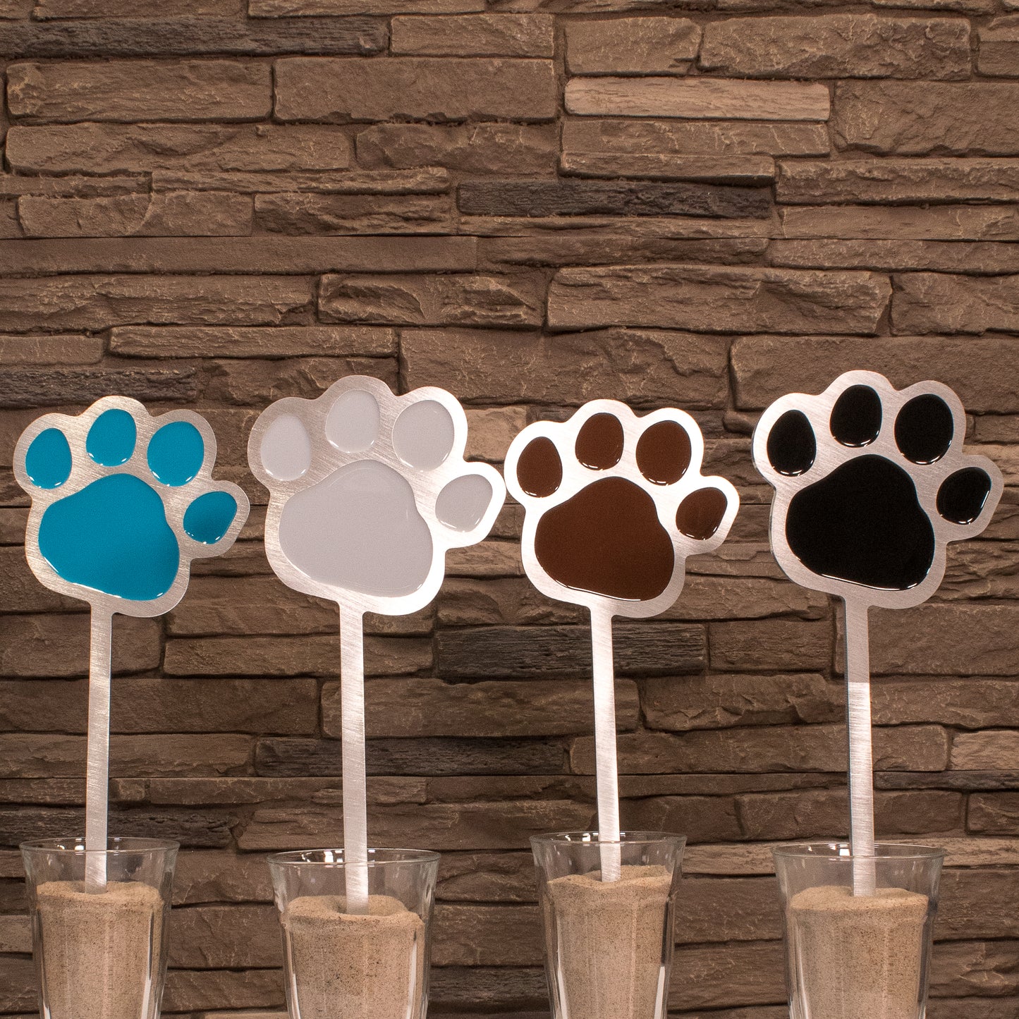 Paw Print Garden Art