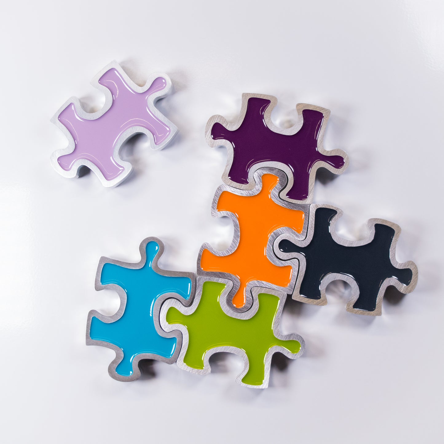 Puzzle Magnet Orange