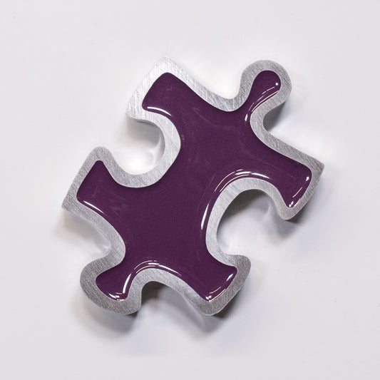 Puzzle Magnet Purple