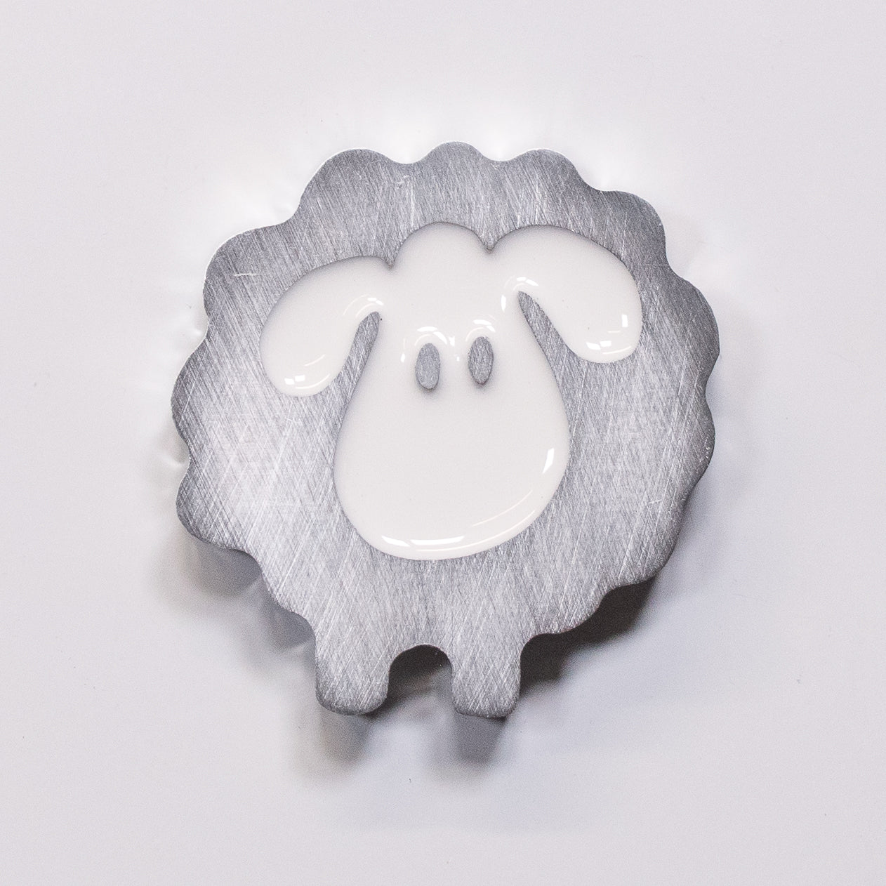 Sheep Magnet White