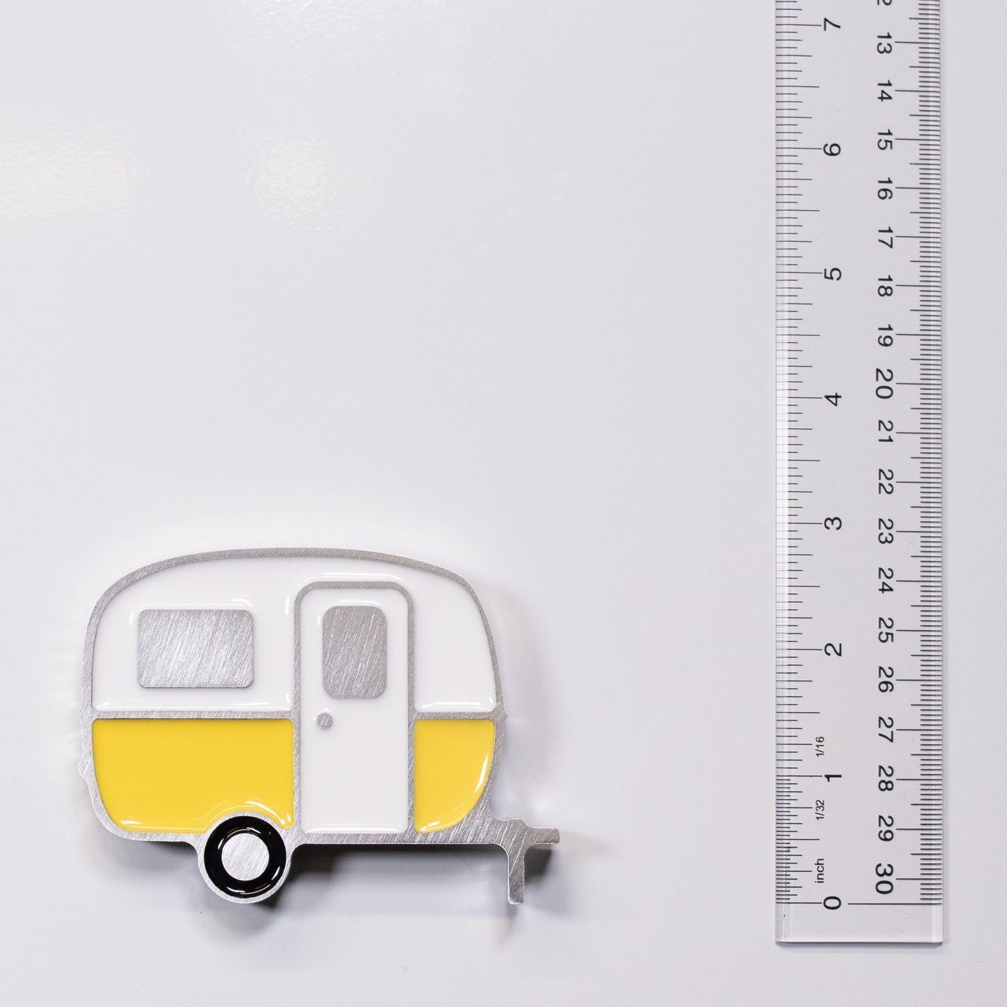 Boler Camper Magnet Yellow