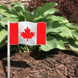 Canadian Flag Garden Art