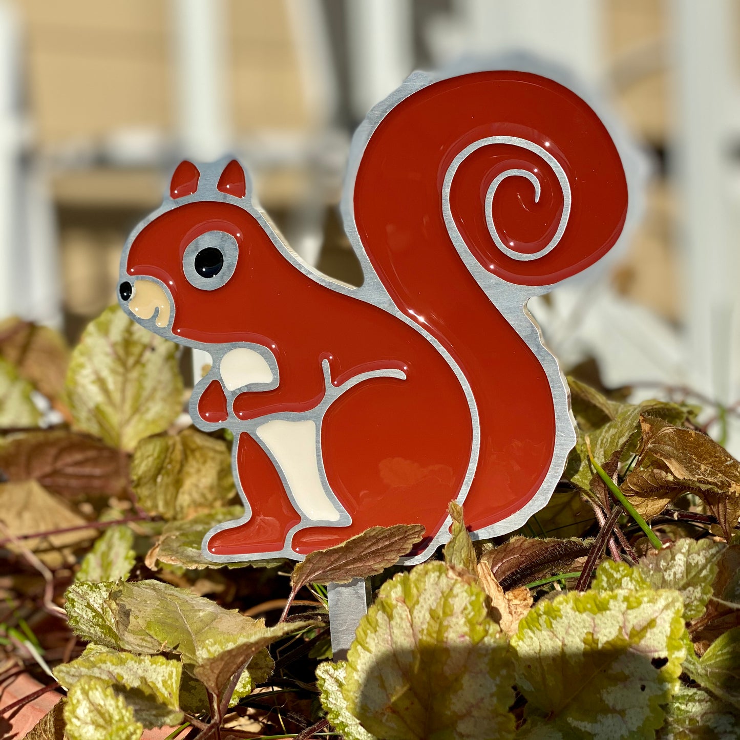 Squirrel Garden Art