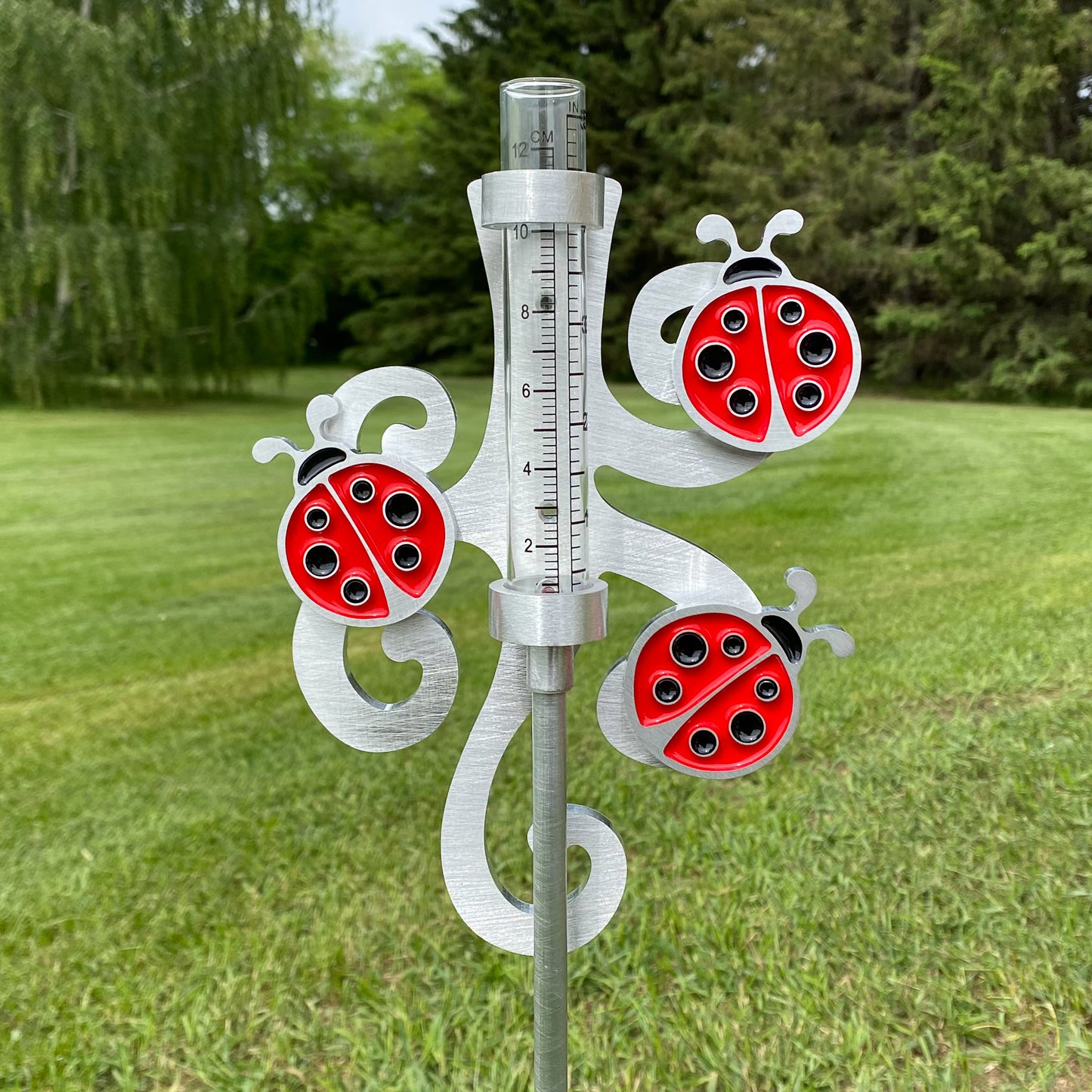 Ladybug Rain Gauge