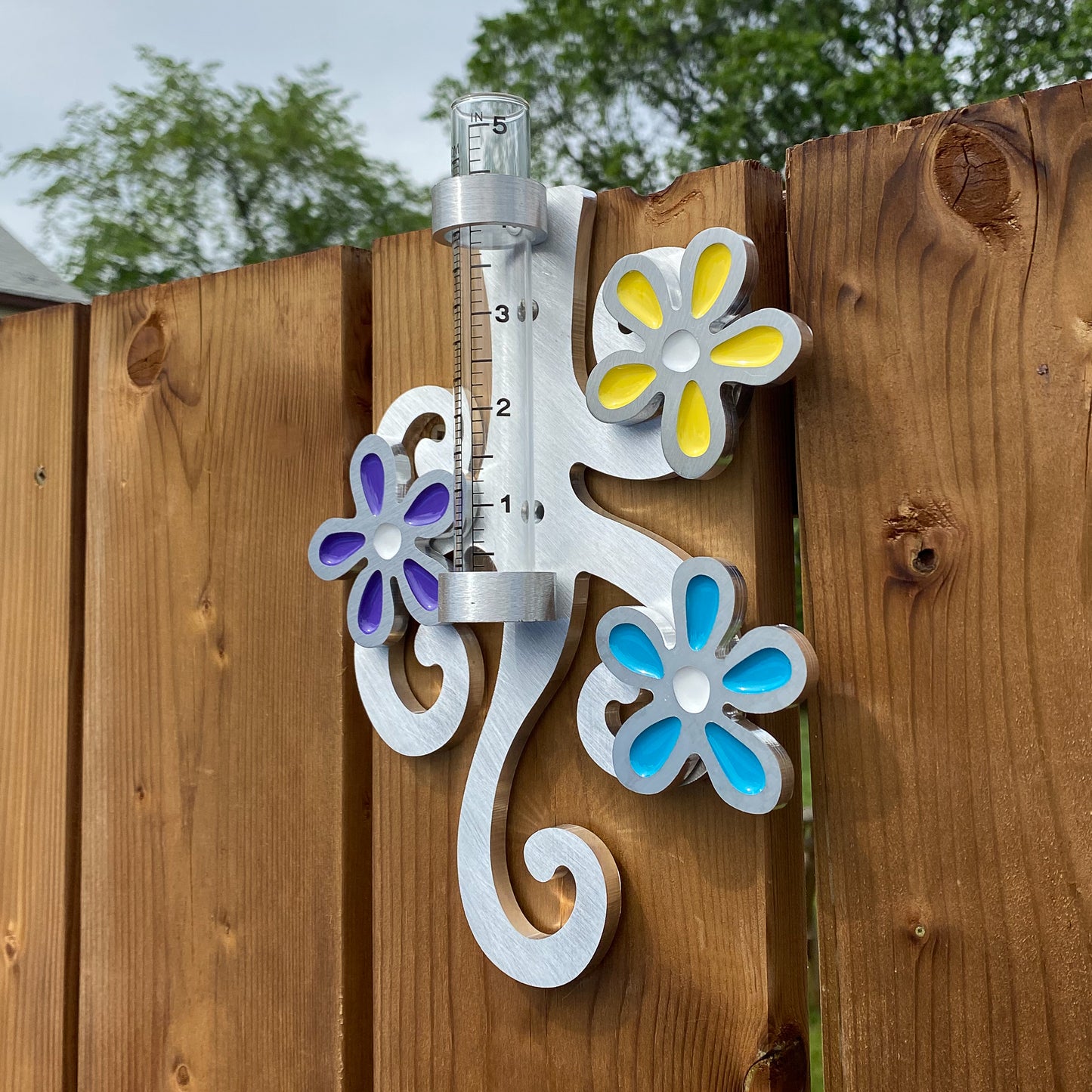 Flower Rain Gauge