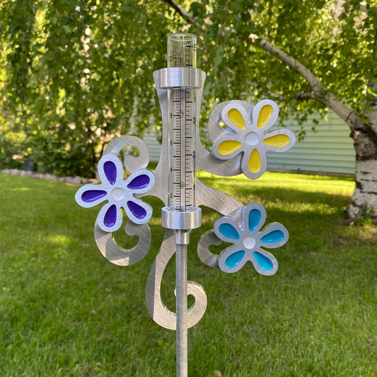 Flower Rain Gauge