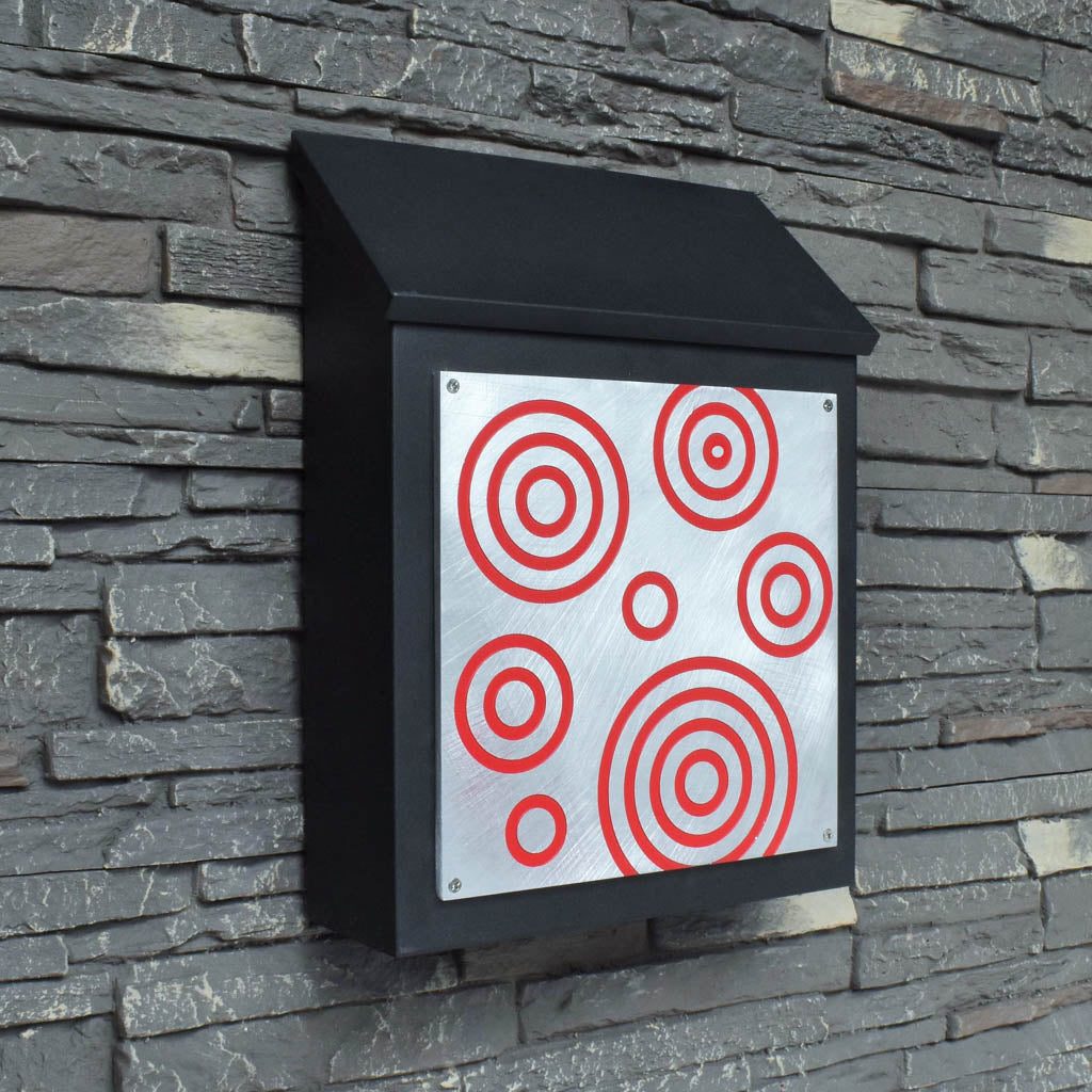 Bullseye Wall Mount Mailbox - Vertical