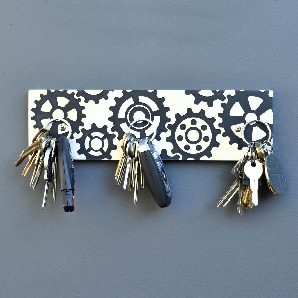 Gear Train Magnetic Key Holder