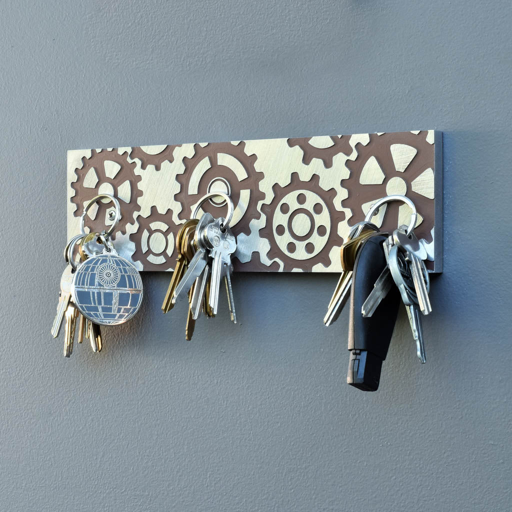 Gear Train Magnetic Key Holder