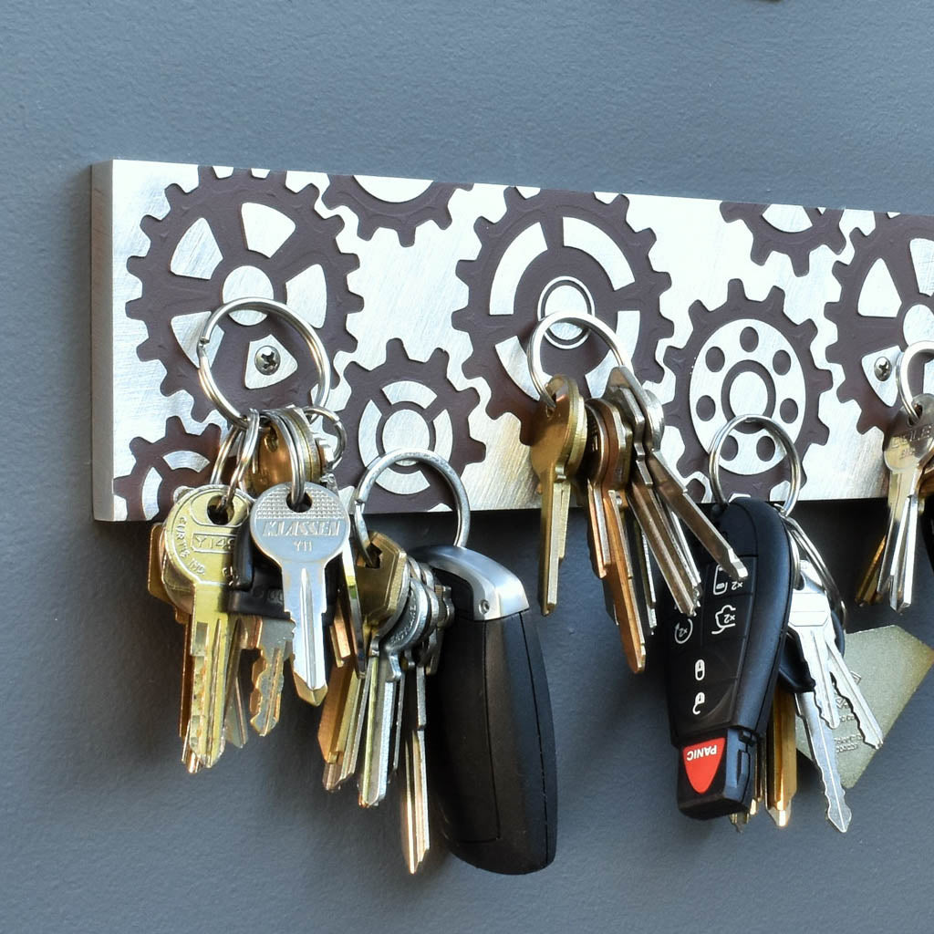 Gear Train Magnetic Key Holder