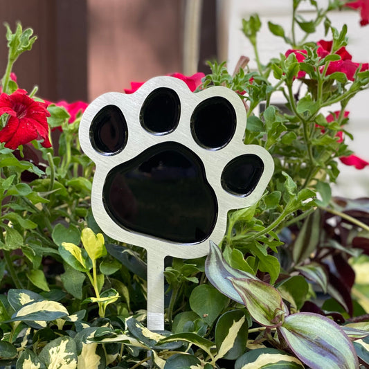 Paw Print Garden Art