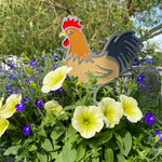 Rooster Garden Art