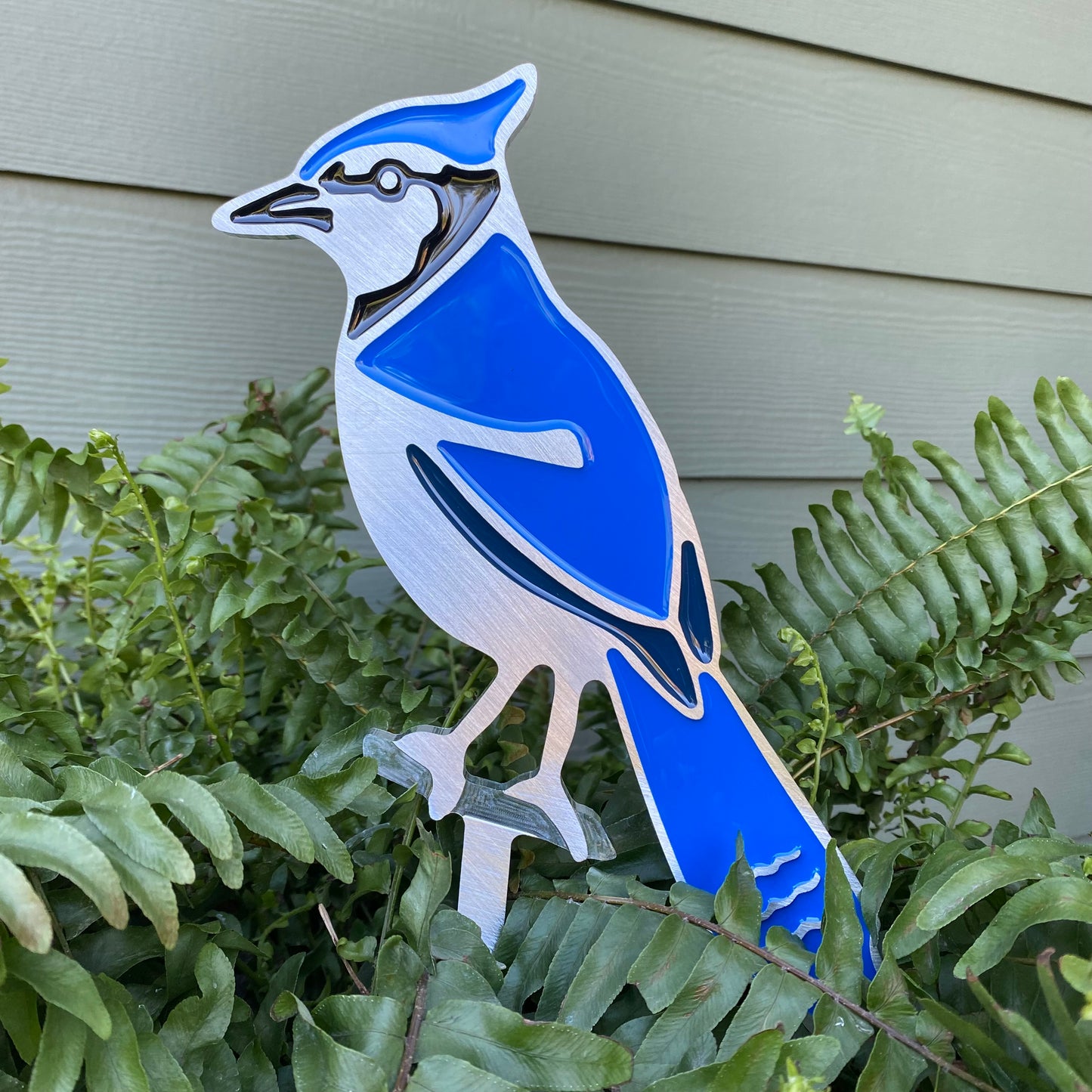 Blue Jay Garden Art