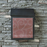 Ivy Leaf Wall Mount Mailbox - Vertical