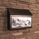 Mountain Wall Mount Mailbox - Horizontal