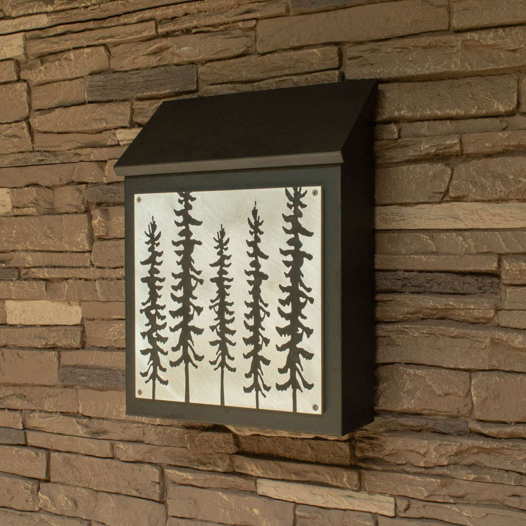 Sitka Spruce Wall Mount Mailbox