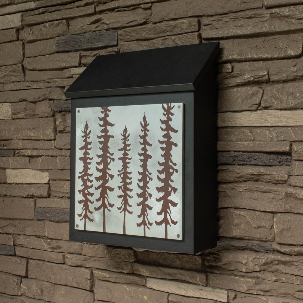 Sitka Spruce Wall Mount Mailbox