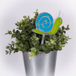 Snail Planter Poke Blue
